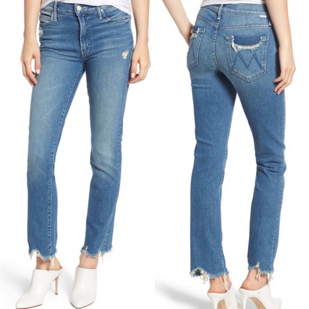 Mother Denim The Rascal Ankle Chew Jeans size 27